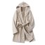 Love tree เสื้อโค้ทกันหนาว เสื้อโค้ทฮู้ด overcoat belt coat โค้ทวูล สีชมพู แบรนด์ LOVE TREE สำเนา ชมพู