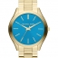 MICHAEL KOR LADIE'S WATCH (Slim Runway Gold-Tone Stainless Steel Bracelet 42mm) นาฬิกาผู้หญิง MK3265
