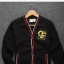 เสื้อคลุม เสื้อกันหนาวผู้ชาย แบรนด์เนม ญี่ปุ่น EVISU สีดำ แต่งแถบ สไตล์ OLD SCHOOL กระดุมผ่าหน้า สินค้าหลุดโรงงาน (เหลือตัวสุดท้ายคะ) Size L/XL