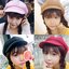 หมวก ทรงฟักทอง หมวกผ้าสักหลาด ทรงแปดเหลี่ยม สวยเก๋ 5 สี:ดำ/แดง/เทาเข้ม/เทาอ่อน/กากี