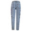 Topshop กางเกงยีนส์ กางเกงทรงตรง แต่งลายปักดอกไม้ เนื้อผ้าสวยทิ้งตัว topshop ยีนส์