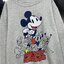 Disney เสื้อสเวตเตอร์ สีเทา สกรีนลายMICKEY งานDISNEY สำเนา เทาอ่อน