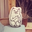 หมอนแมวชูนิ้วกลาง RIPNDIP เนื้อขน สีขาว เนื้อนุ่ม ขนเนียนมากคะ 🔖ขนาด : กว้าง 26* สูง 46*หนา5cm
