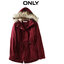 Only เสื้อโค้ทฮู้ดกันหนาว เสื้อปาร์กา parka สีดำ แบรนด์Only (ขนเฟอร์ถอดได้ค่ะ) ดำ