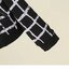 Zara เสื้อนอก เสื้อคลุมลายตาราง พื้นดำ เนื้อผ้าหนังไก่ แบรนด์ZARA ดำ