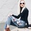 Topshop กางเกงยีนส์ กางเกงทรงตรง แต่งลายปักดอกไม้ เนื้อผ้าสวยทิ้งตัว topshop ยีนส์