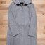 เสื้อโค้ท peacoat เสื้อโค้ทเฟอร์ โค้ทสักหลาดสีเทาอ่อน แบรนด์ La chapelle
