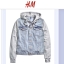 เสื้อยีนส์ฮูท แจ็คเก็ต ยีนส์ฟอก แต่งฮูทเทา งานH&Mแท้ งานสวย แพทเทินเนี๊ยบมากคะ (จำนวนจำกัด) SIZE S/M/L/XL ยีนส์