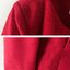 เสื้อโค้ท เสื้อกันหนาว เนื้อผ้าสักหลาดวูล สีแดงสด แบรนด์ แต่งคอปกเฟอร์(เฟอร์ถอดได้ค่ะ) แดง