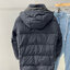 sakazen เสื้อกันหนาว เสื้อฮู้ดขนเป็ด กันหนาว บุนวมอุ่น แบรนด์ taka-Q ( Puffer Jacket ) / 800 fill down jacket ดำ