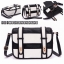 กระเป๋าหนังแบรนด์ดัง อเมริกา PACSUN กระเป๋าสะพายข้างสีขาวดำ size 25x20x8 cm