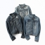 เสื้อยีนส์ แจ็คเก็ตยีนส์ฟอก แต่งเซอร์ งาน HIGHWAY JEAN สวยเท่ห์มากคะ Size S/M/L/XL ยีนส์