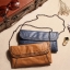 กระเป๋า Clutch มือ TONI BIANCO แบรนด์สุดหรูออสเตรเลีย สีน้ำตาลอ่อน หนังหรูสุดนุ่ม สายโซ่ ถอดใส่ได้คะ