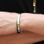 สร้อยข้อมือ กำไลข้อมือ ผู้ชาย ผู้หญิง ดีไซน์ เป็น คู่ กำไลข้อมือ Stainless Steel สีเงิน ฝังเพชร 1 เม็ด แกะลาย ของขวัญให้แฟน ใส่เป็นคู่ 938427