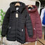 เสื้อกันหนาว บุนวมอุ่น แต่งเฟอร์ ฮู้ด สีดำ Tom Tailor นู้ด