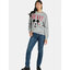 MICKEY SWEATSHIRT The Graphic Sweatshirt with Long Sleeves, 1928 สเวตเตอร์ สเวตเชิ้ต Mickey กันหนาว สีเทา DISNEY Los Angeles mood Jacket สำเนา เทา