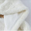 Forever21 เสื้อเฟอร์กันหนาว หมวกฮู้ด เสื้อขน แบรนด์ forever21 (FLUFFY COAT) ขาว