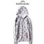 Kathmandu เสื้อแจ็คเก็ต เสื้อนอก เสื้อฮู้ดวอร์ม สีเทา ลายสกรีน ด้านใน ซับผ้าสำลี แบรนด์ Kathmandu เทา