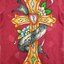 Ed hardy เสื้อแจ็คเก็ต เสื้อนอก เสื้อฮู้ดวอร์ม สีน้ำเงิน ฟอก แบรนด์ ED HARDY น้ำเงิน