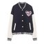 เสื้อวอร์ม เบสบอล แจ็คเก็ต LOVE TO LOUNGE varsity Baseball Jacket Disney เสื้อมินนี่ มิคกี้ minnie mickey แขนยาว สีเทา ลายการ์ตูน MINNIEงานสวย มากคะ สำเนา สำเนา สำเนา สำเนา สำเนา เทา