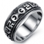 แหวนผู้ชาย แหวนเงิน Stainless Steel แหวน เท่ ๆ ออกแบบ ลาย แบบ อียิปต์ โบราณ แหวนเงิน ใส่เท่ ๆ ของขวัญให้แฟน สุดหรู 741972