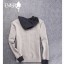 Roots 73 เสื้อวอร์ม เสื้อวอร์มติดหมวกฮูท ผู้ชาย สีเทาแบรนด์ ROOTS 73 size M ดำ