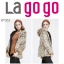 La gogo เสื้อกันหนาว เสื้อโค้ท แต่งขน ลายเสือ เสื้อขน เสื้อคลุม แบรนด์เนม La Go Go แท้100%สวยหรู ไซส์ S/M/L ลายเสือ