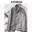 EXPRESS เสื้อนอก เสื้อสูทออกงาน เสื้อนอกสีเทา ทรงวัยรุ่น ใส่ลำลอง และออกงานได้แบรนด์EXPRESS จำนวนจำกัดคะ SIZE m สำเนา เทา