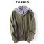 Torrid เสื้อเขียวทหาร เสื้อนอกแนวทหาร เสือฮู้ด สีเขียวทหาร แพทเทินสวย เท่ห์มาก แบรนด์ TORRID เขียว