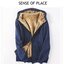 Sense of place เสื้อวอร์ม กันหนาว เสื้อฮู้ด เสื้อแจ็คเก็ตเสิ้อวอร์ม แบรนด์ญี่ปุ่น Sense of Place S/M/L/XL