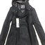 SAVWIS เสื้อฮู้ดกันหนาว เสื้อPea coat โค้ทสักหลาดวูล หมวกฮู้ด แบรนด์SAVWIS สำเนา ดำ