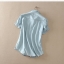 เสื้อเชิ๊ตยีนส์ แขนสั้น แต่งกระดุมผ้า สียีนส์ซีดน่ารักมากคะ สินค้างาน ญี่ปุ่นคะ sizeM
