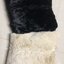Zara เสื้อเฟอร์กันหนาว หมวกฮู้ด เสื้อขน FLUFFY Coat แบรนด์ Zara ดำ / เบจ