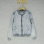 jacket เสื้อยีนส์ แจ็คเก็ต ยีนส์ฟอก แบรนด์CRAZY ANGEL แต่งแขนเอว จัมพ์ สวย แนวๆ คะ SIZE m/L