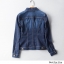 เสื้อยีนส์ เข้ม แจ็คเก็ตยีนส์ แต่งกระดุมทอง แบรนด์เนม CABI JEAN ไซส์ S/M ยีนส์เข้ม