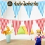 โคมกระดาษ , พู่กระดาษ ,ธงราวปาร์ตี้ ของตกแต่งแบบต่างๆ