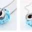 สร้อยคอ คริสตัล Swarovski แท้ คริสตัล สวยหรู สีฟ้าใส และ สีขาวใส สร้อยคอผู้หญิง สุดหรู ของขวัญให้แฟน น่ารัก มาก ๆ ค่ะ 109361