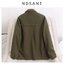 NDSANT เสื้อนอกเสื้อกันหนาวสีดำ แบรนด์ NDSANT สินค้าหลุดโรงงาน จำนวนจำกัดคะ M/L/XL สำเนา สำเนา ดำ