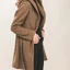 Love tree เสื้อโค้ทกันหนาว เสื้อโค้ทฮู้ด overcoat belt coat โค้ทวูล สีชมพู แบรนด์ LOVE TREE สำเนา ชมพู