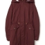 H&M เสื้อโค้ทฮู้ดกันหนาว เสื้อปาร์กา parka สีเขียว แบรนด์ H&M size S/M/L เขียว