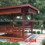 รหัสสินค้า : SL-024 : ศาลาไม้แบบม้านั่งโมเดิร์น ขนาด 2.5 X 2.5 X 3.5 เมตร